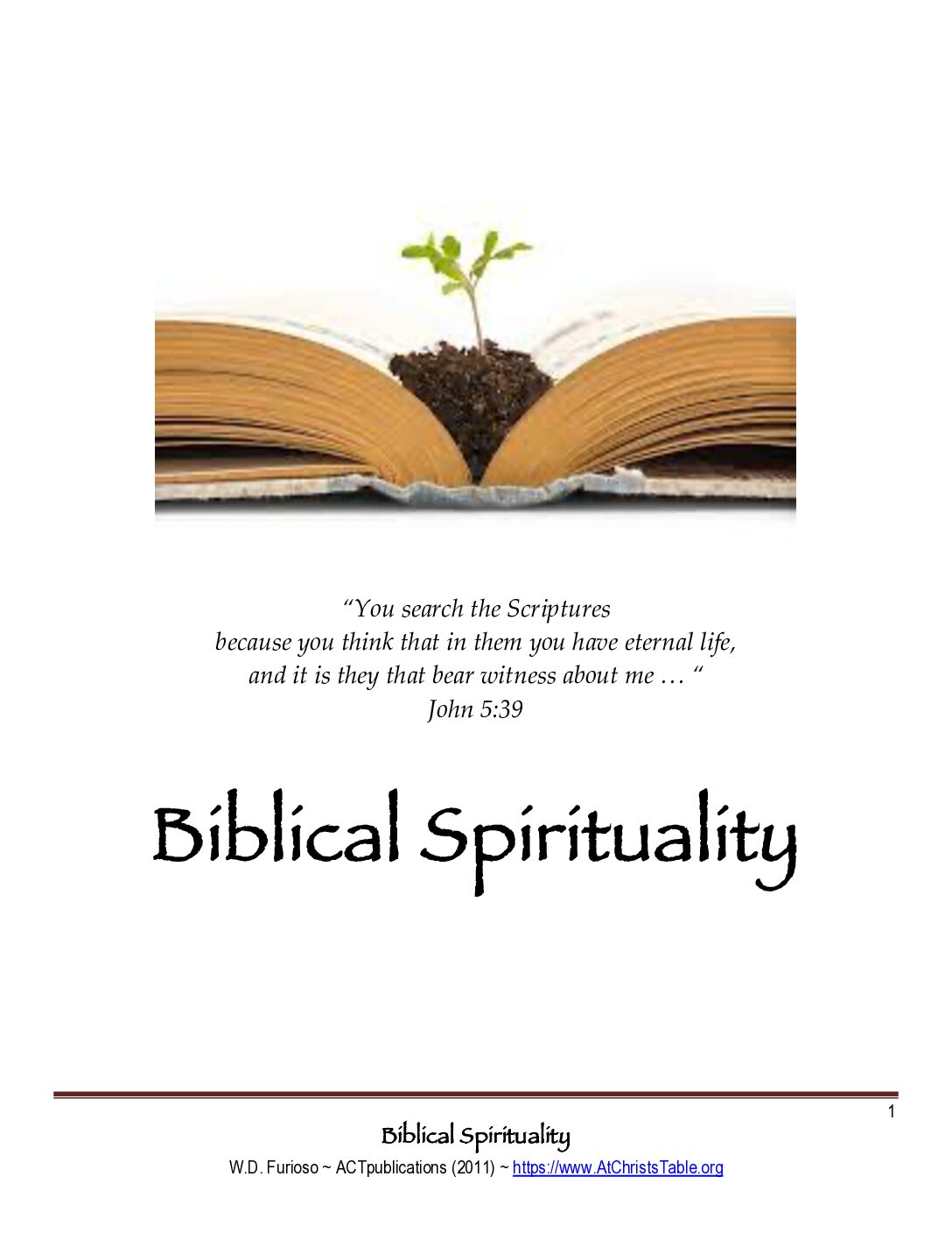 Article Biblical Spirituality